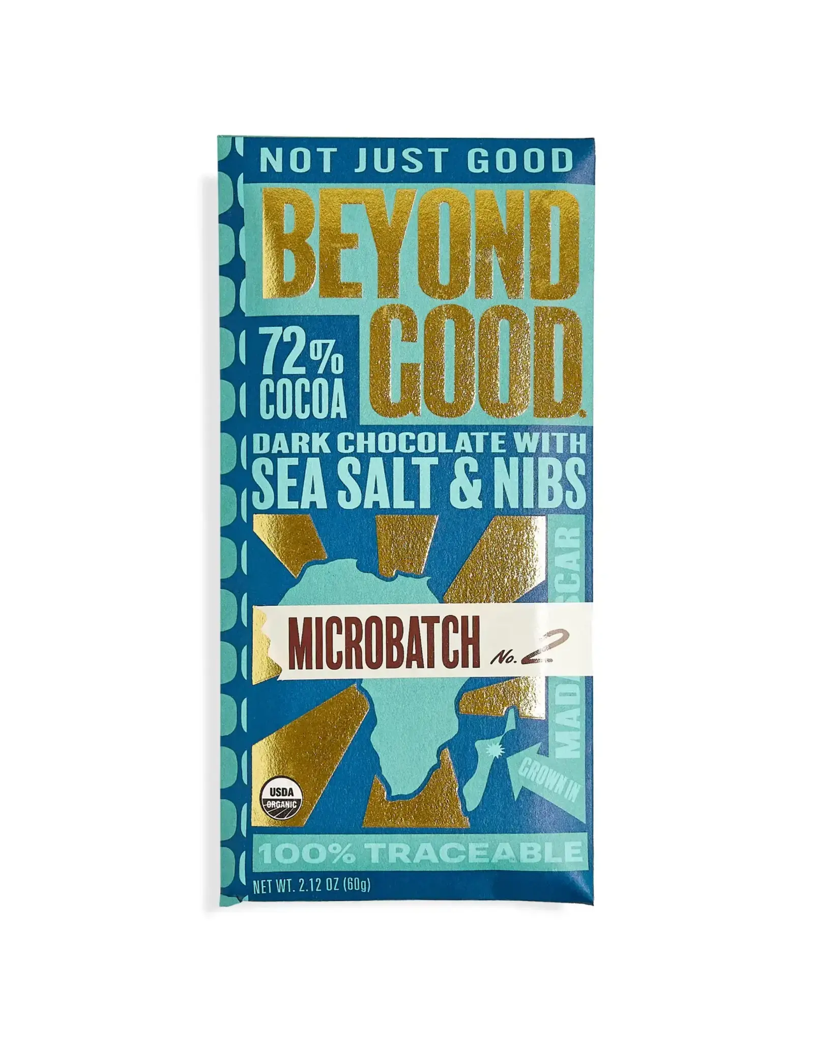 [Microbatch] 72% Cocoa Dark Chocolate with Sea Salt & Nibs