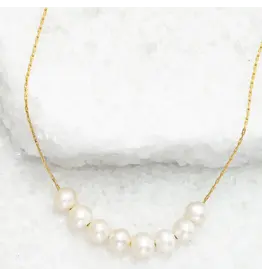 Harmony Pearl Cluster Necklace, Asia