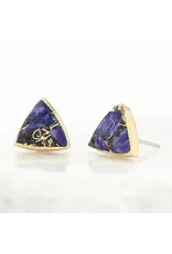 Haven Studs – Royal Purple Emperor Stone, Asia