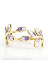 Hope Grows Adjustable Ring in Lavender, Asia