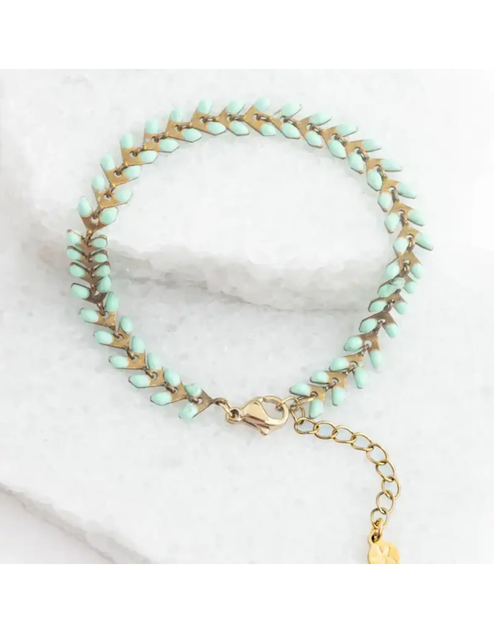 Seeds of Hope Bracelet, Mint,  Asia