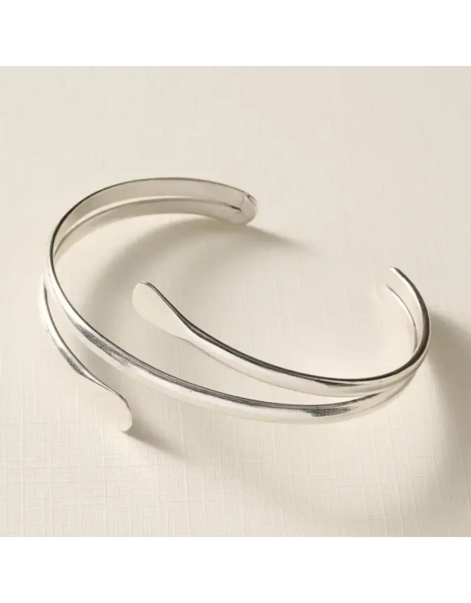 Noor Hammered Cuff Bracelet, India