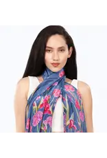 Dayita Scarves, Lavender Multi Floral, India