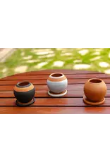 Round Planter w/ Drainage Plate, Nicaragua