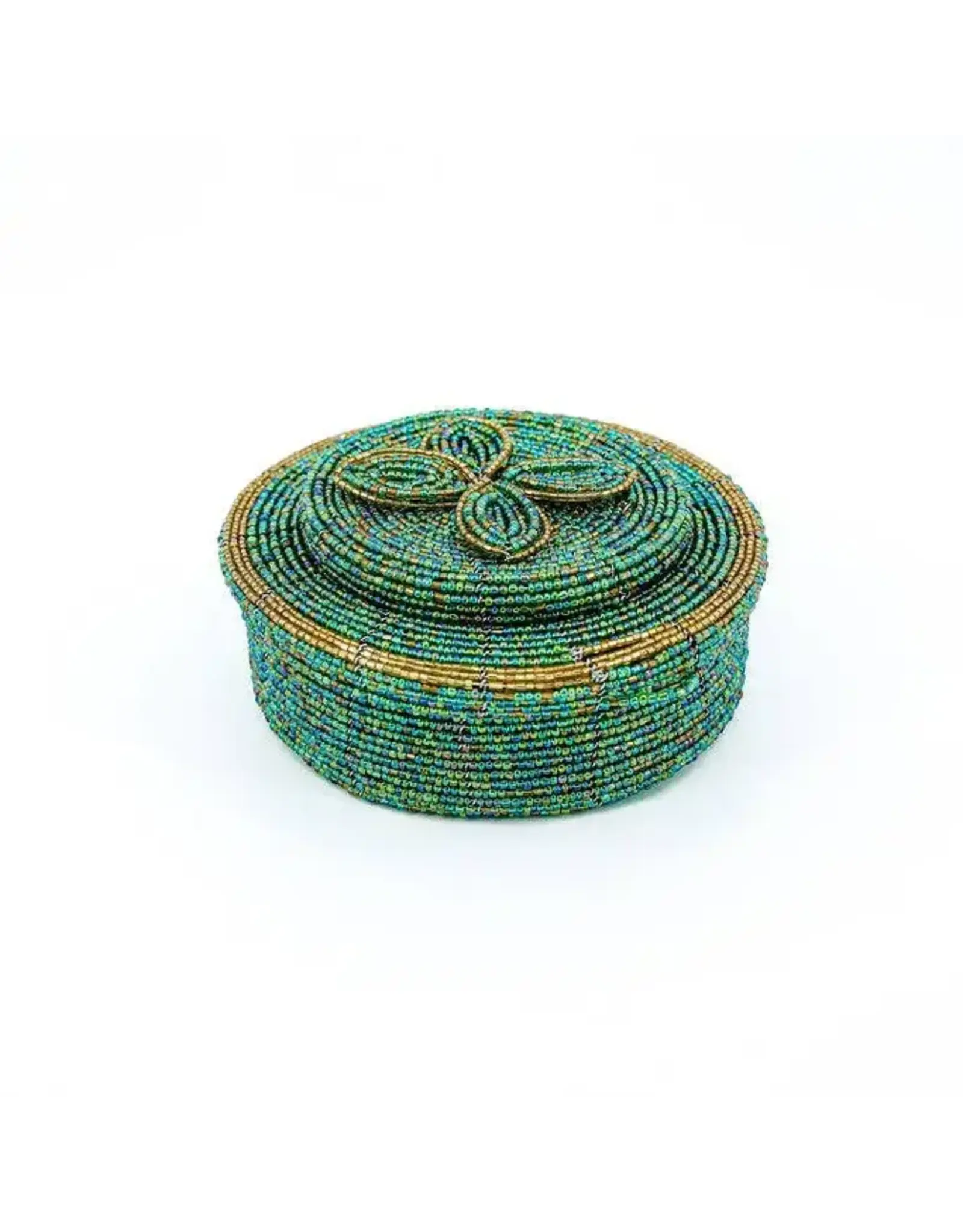 Assorted Jewelry Organizer, Beaded Round, Kenya