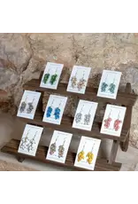 Gold Fountain Earrings, Uganda