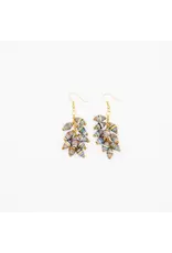 Gold Fountain Earrings, Uganda