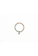 Twopu Paper Bead Bracelets, w/ charm, Uganda