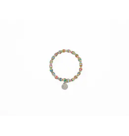 Twopu Paper Bead Bracelets, w/ charm, Uganda