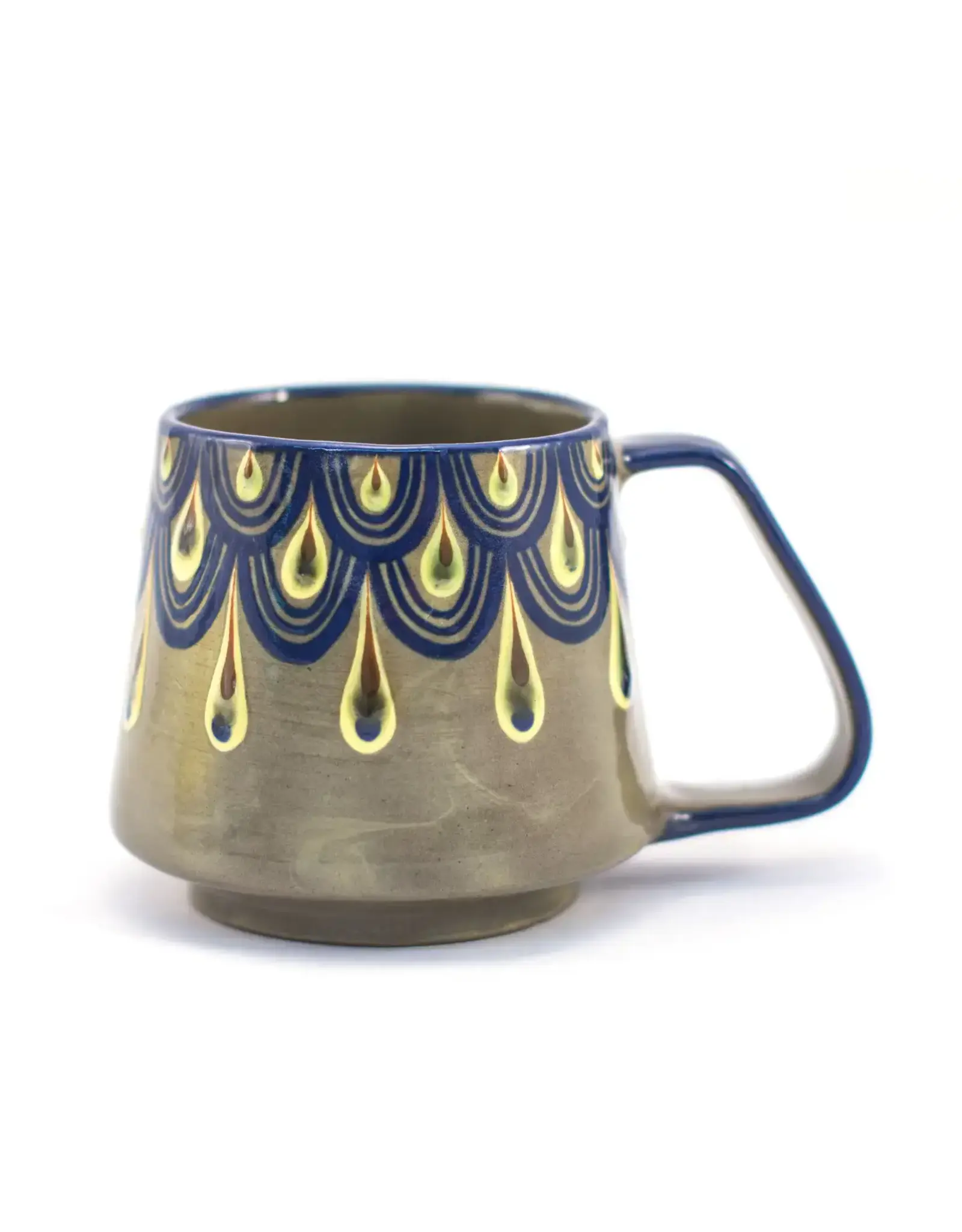 Trade roots Raindrop Beer or Coffee Mug, Guatemala
