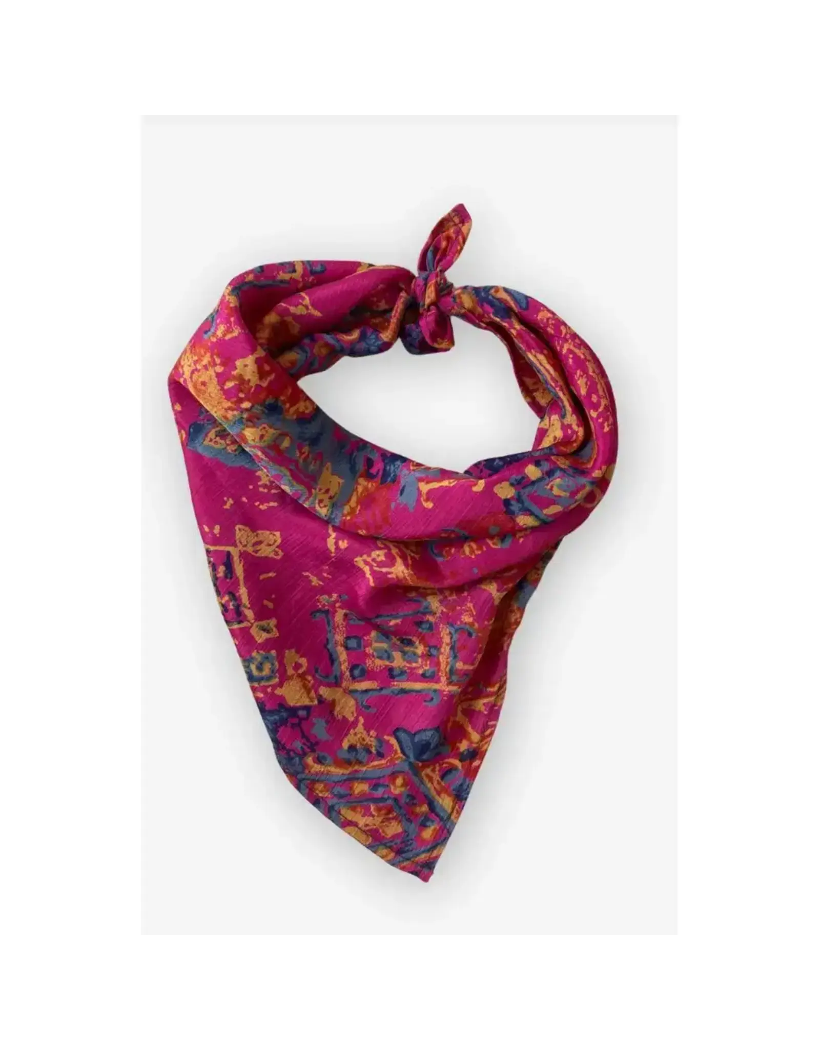 Recycled Silk Sari Bandana, (ASSORTED STYLES), Nepal