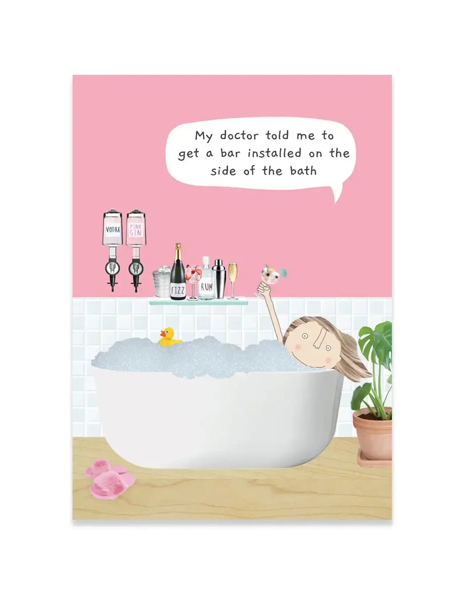 Bath Bar Birthday Greeting Card
