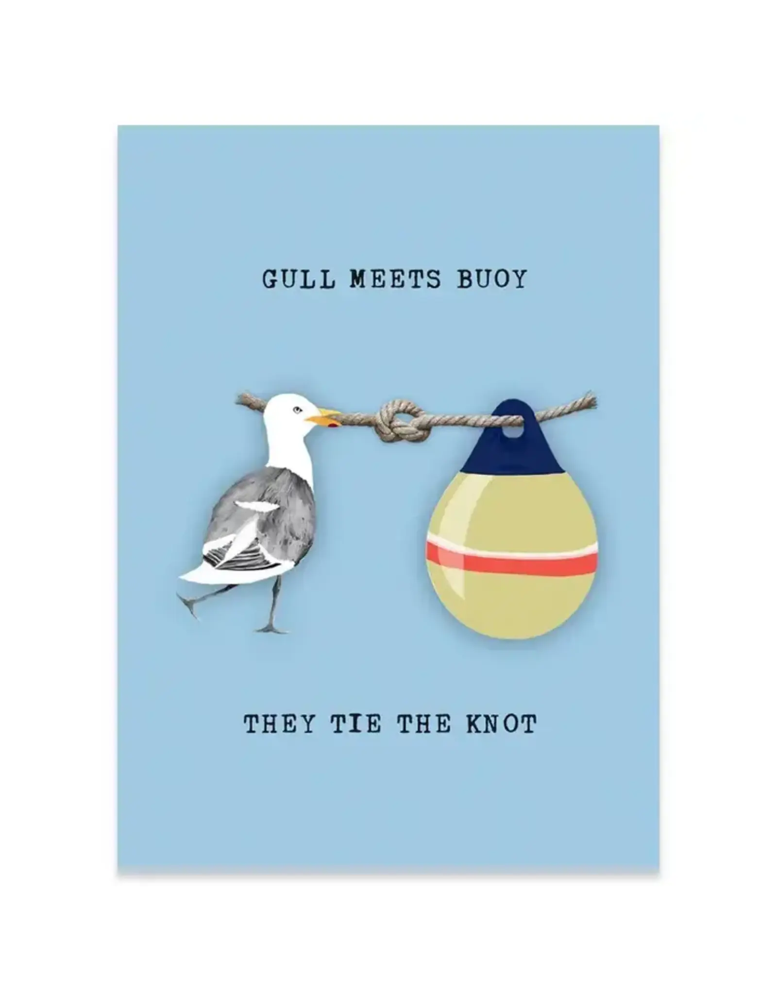 Calypso Gull Buoy Wedding Greeting Card