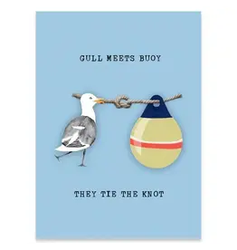 Calypso Gull Buoy Wedding Greeting Card