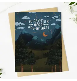 "To Another Year of Adventures" Greeting Card
