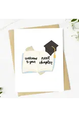 "Welcome To Your Next Chapter" Graduation Book Card