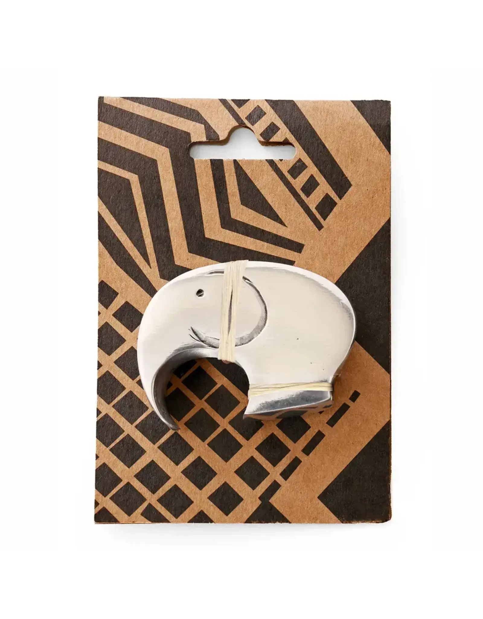 Recycled Metal Elephant Bottle Opener