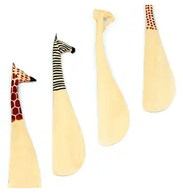 Set of Four Jacaranda Safari Animal Spreaders