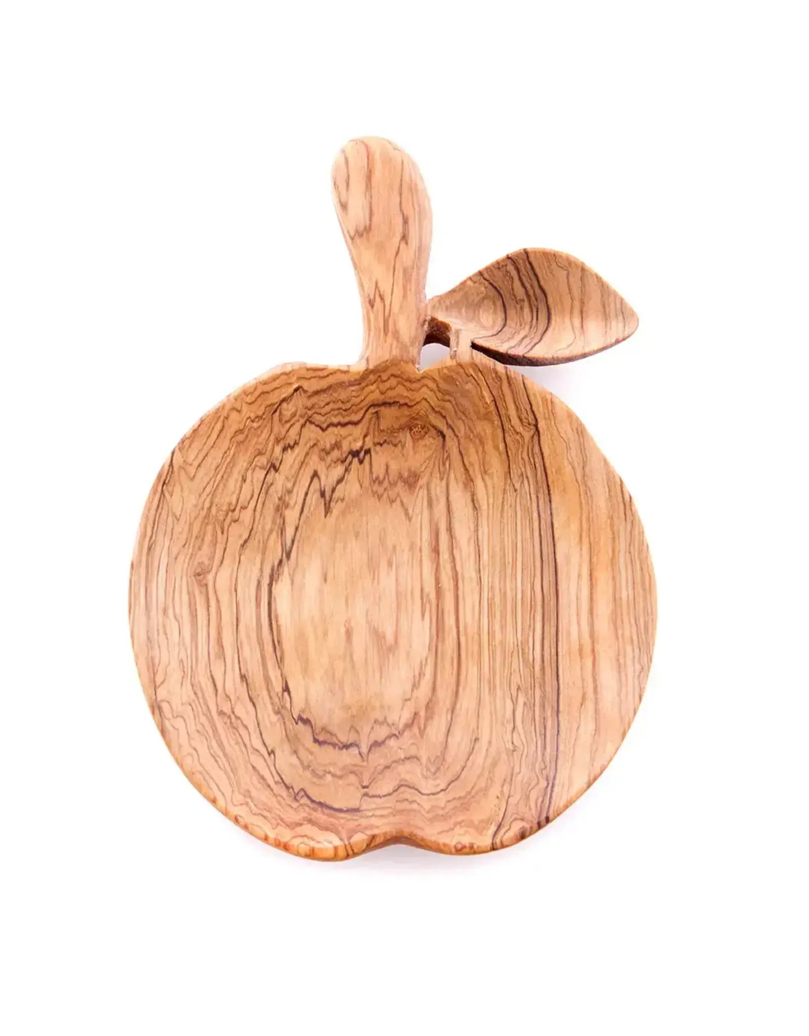 Small Wild Olive Wood Apple Tray, Kenya