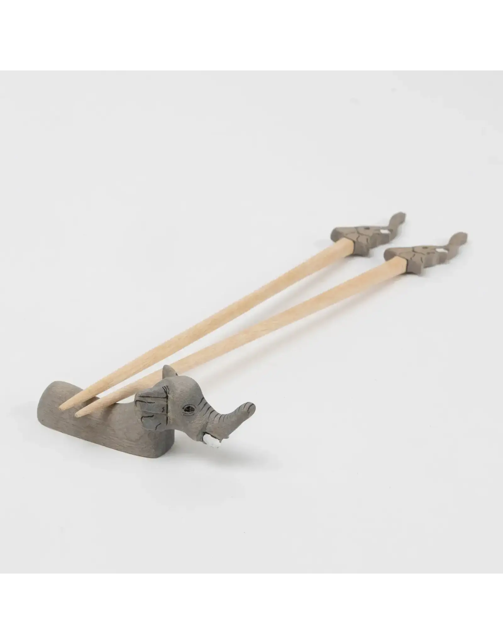 Elephant Chopsticks Set, Kenya