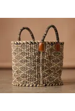 Bahana Handled Jute Basket 14", Bangladesh