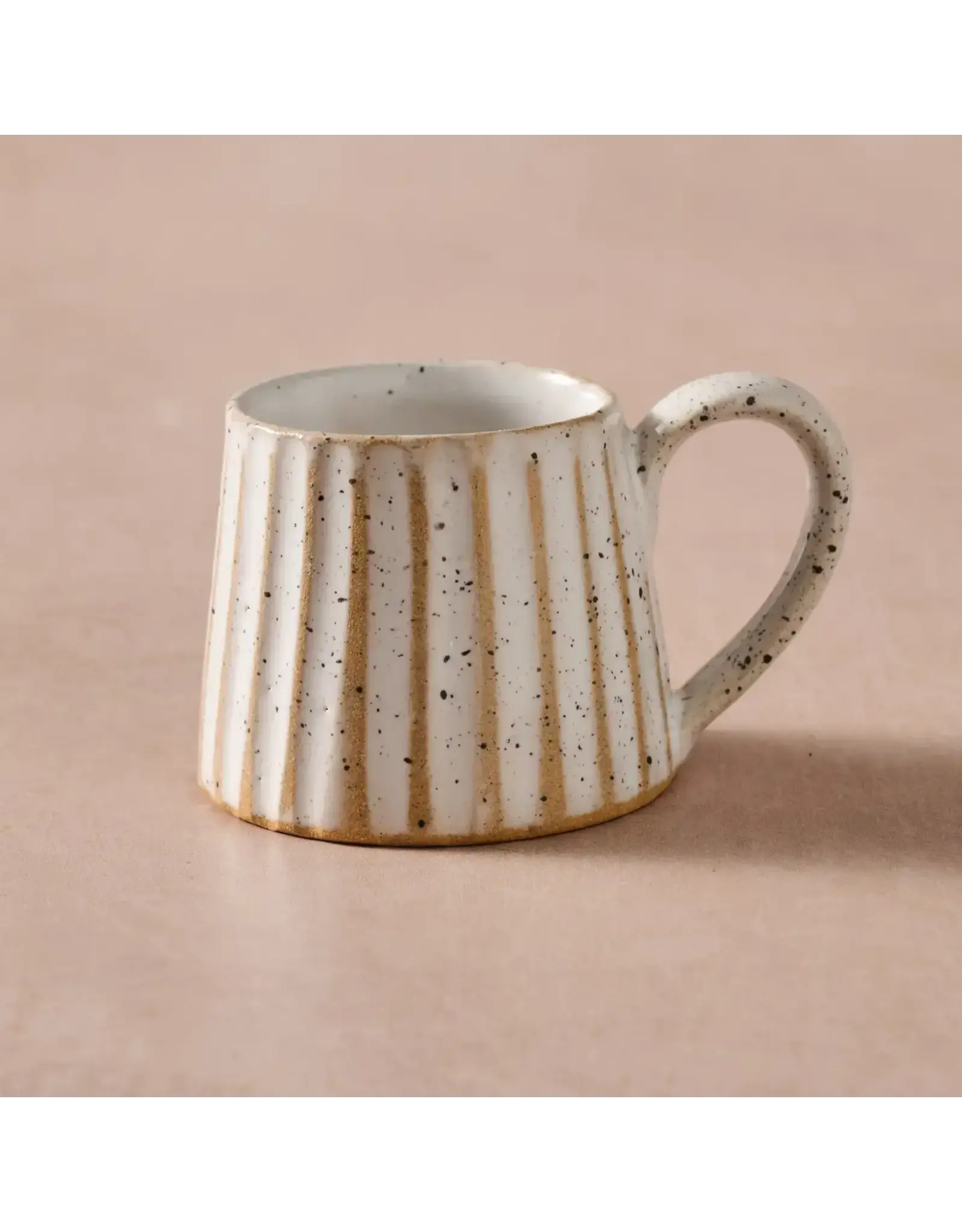 Sundara Conical Fluted Ceramic Espresso Mug
