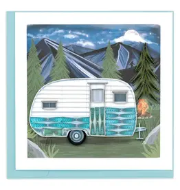 Quilled Camper Greeting Card