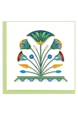 Quilled Egyptian Lotus Greeting Card
