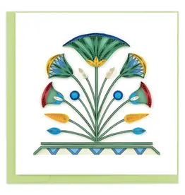 Quilled Egyptian Lotus Greeting Card
