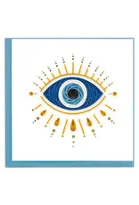 Quilled Evil Eye Greeting Card