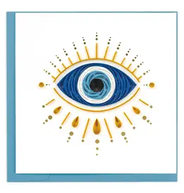 Quilled Evil Eye Greeting Card