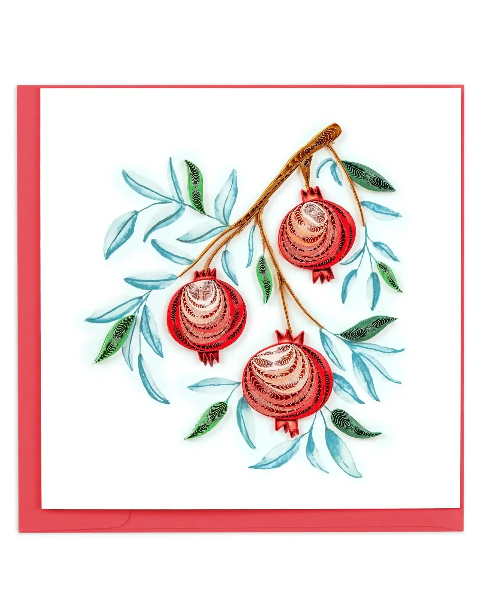 quilling Pomegranate Branch quilling card