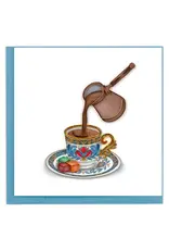 Quilled Turkish Coffee Greeting Card