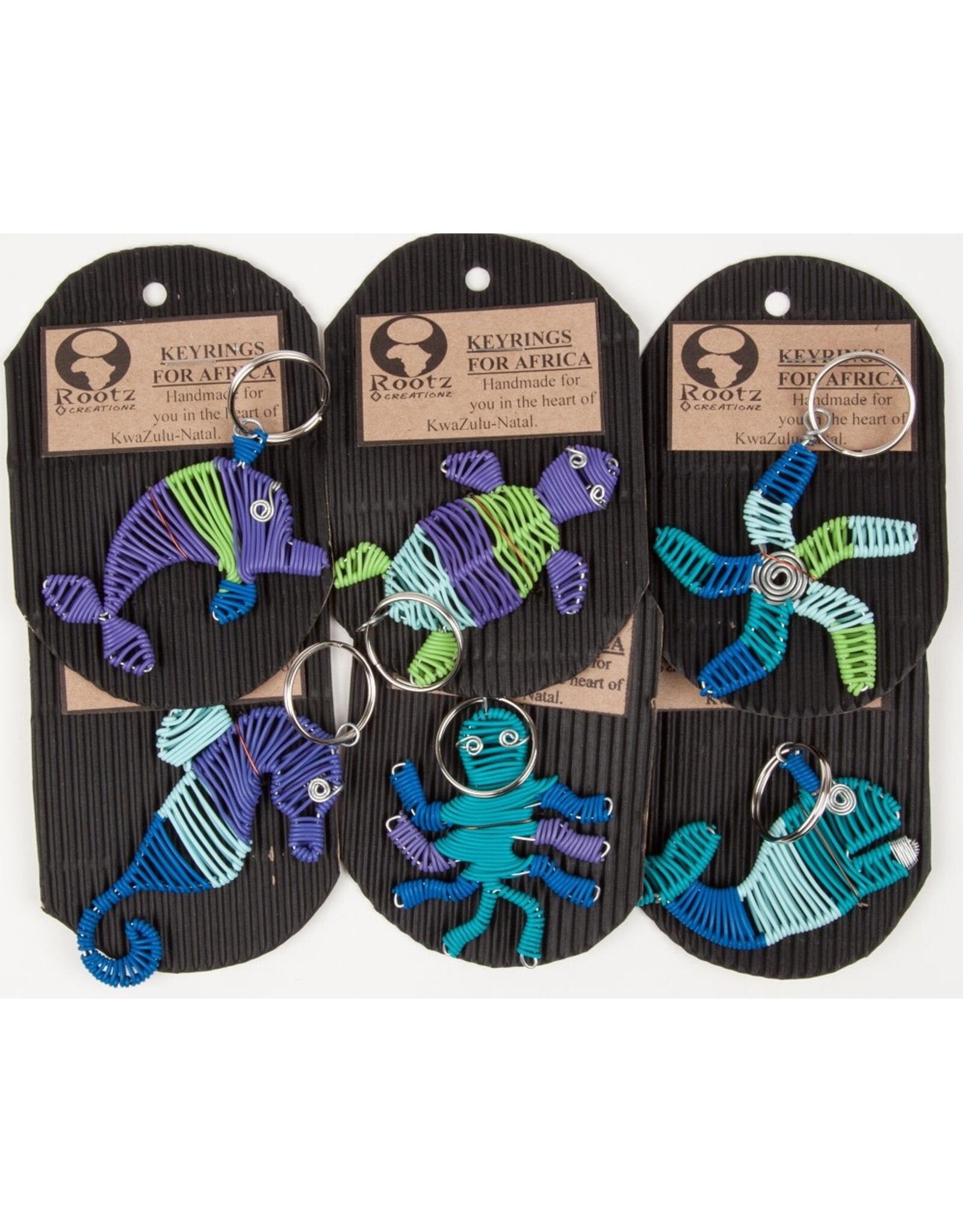 Marine Life Telephone Wire  Keychain