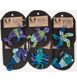 Marine Life Telephone Wire  Keychain