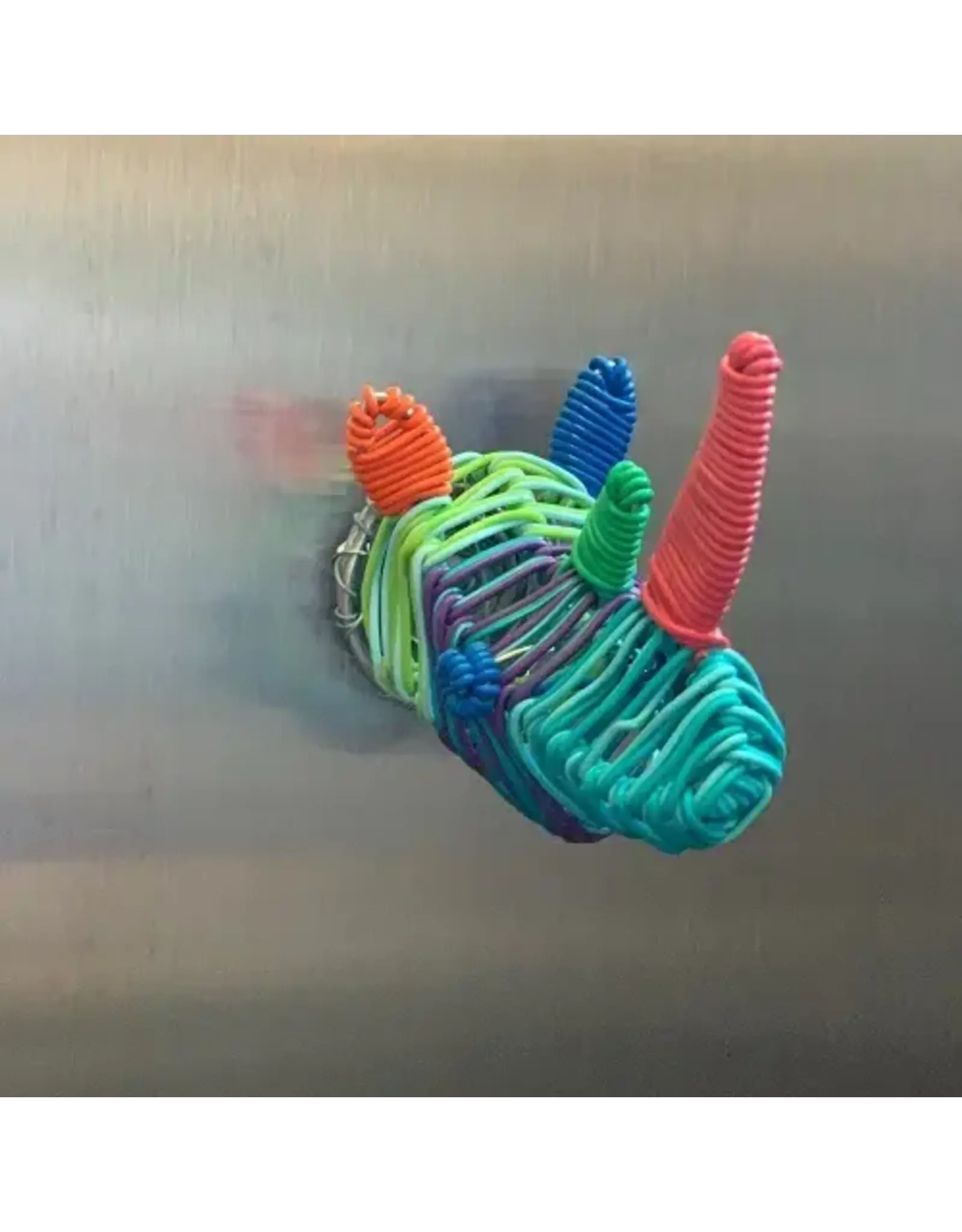 Telephone Wire Magnet Animal Heads, South Africa |