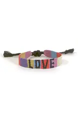 Love Friendship Bracelet,  Color Block