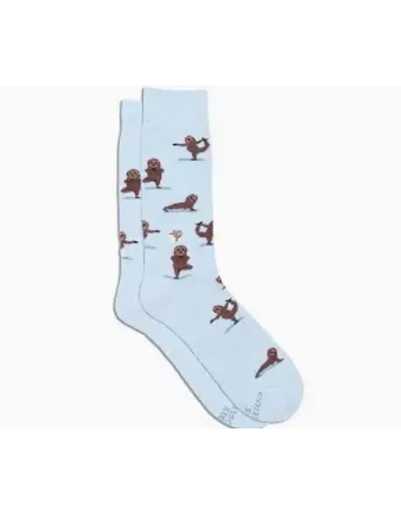 Socks that Support Mental Health (Blue Sloths) M/L