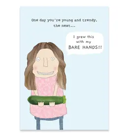 Bare Hands Birthday Greeting Card 4.5 X 6.25"