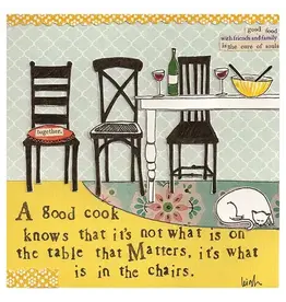 In the Chairs Support Greeting Card 5.5 X 5.5"