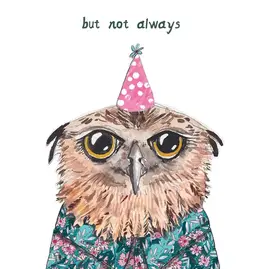 Wisdom Birthday Greeting Card 4.5 X 6.25"