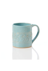 Teal Bunny Ceramic Mug, Nepal