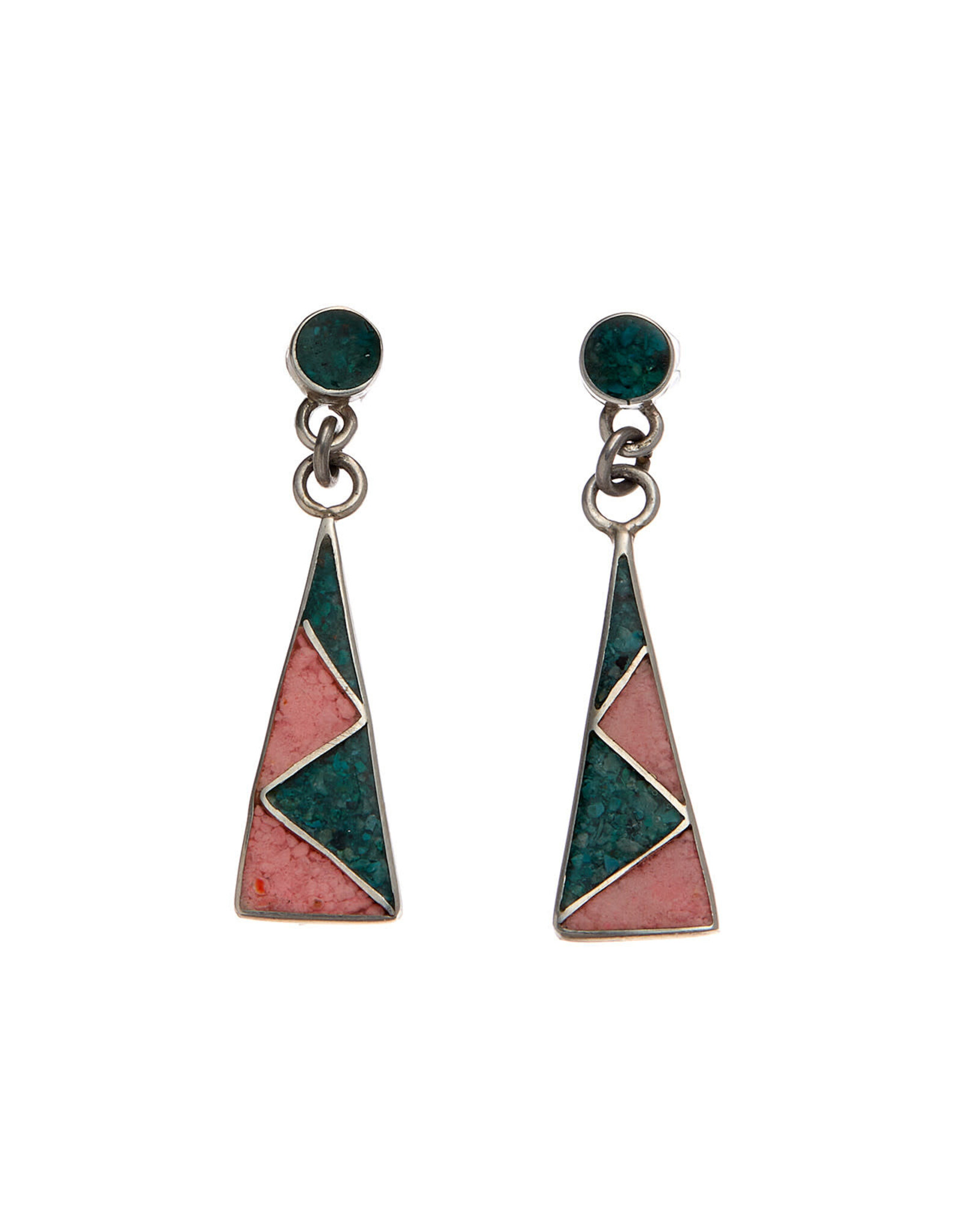Pathway SS Triangle Earrings, Peru