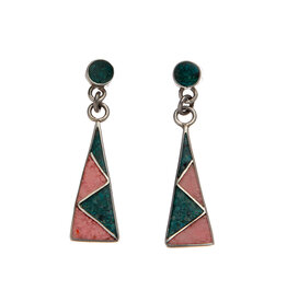 Pathway SS Triangle Earrings, Peru