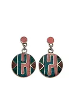 Peruvian Pathway Disk Earrings, Peru