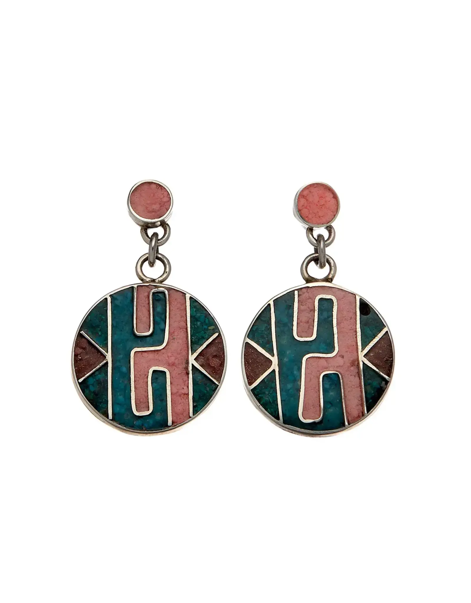 Peruvian Pathway Disk Earrings, Peru