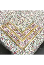 Tablecloth 60X90 Cornwall Yellow/Pink, India