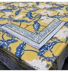 Tablecloth Asian Lotus Yellow 60X90