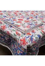 Tablecloth Chamoli Flower Org/Blu 60X90