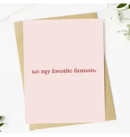 To My Favorite Human